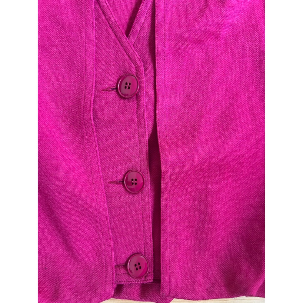 Sonia Rykiel Vintage Wool Pink Cropped High End Designer Avant Garde Knit Jacket - Picture 5 of 15